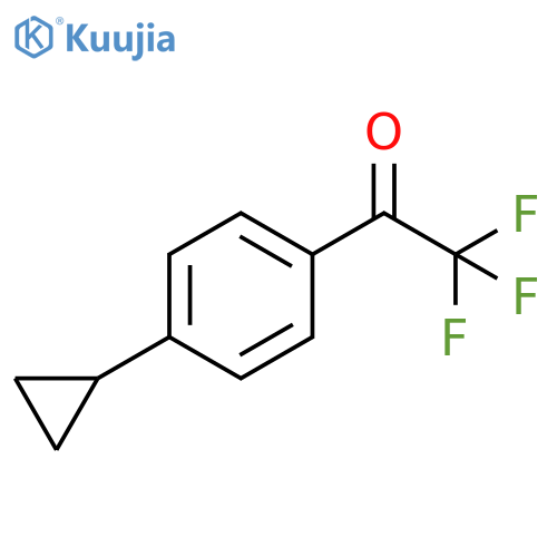 1-(4-cyclopropylphenyl)-2,2,2-trifluoroethan-1-one structure