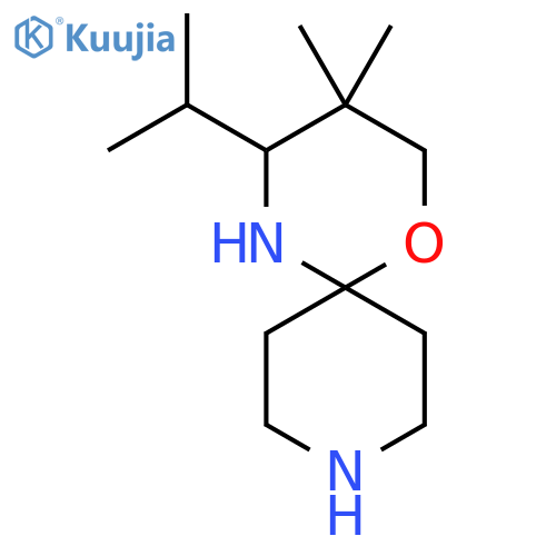 3,3-dimethyl-4-(propan-2-yl)-1-oxa-5,9-diazaspiro5.5undecane structure