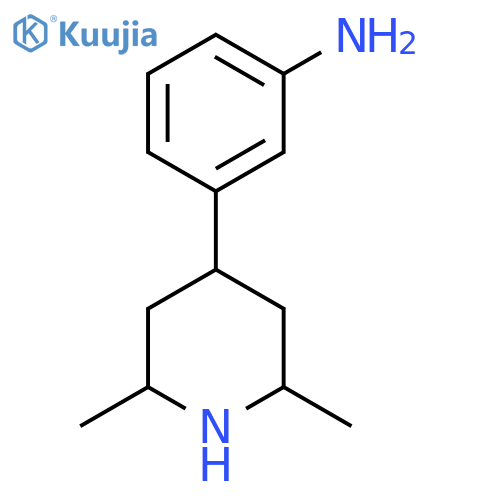 3-(2,6-dimethylpiperidin-4-yl)aniline structure