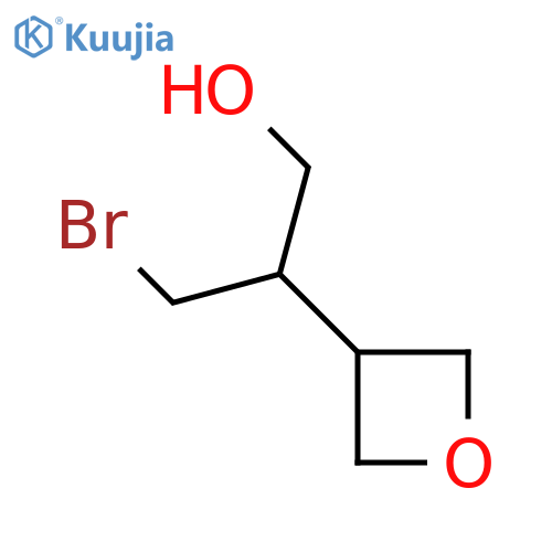 3-bromo-2-(oxetan-3-yl)propan-1-ol structure