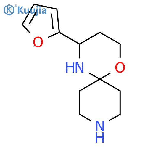 4-(furan-2-yl)-1-oxa-5,9-diazaspiro5.5undecane structure