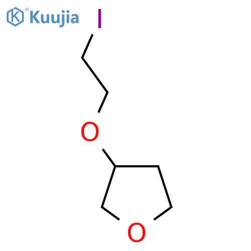 3-(2-Iodoethoxy)oxolane structure