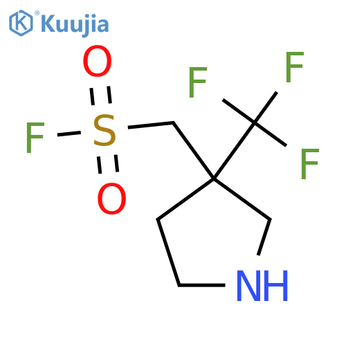 3-(trifluoromethyl)pyrrolidin-3-ylmethanesulfonyl fluoride structure