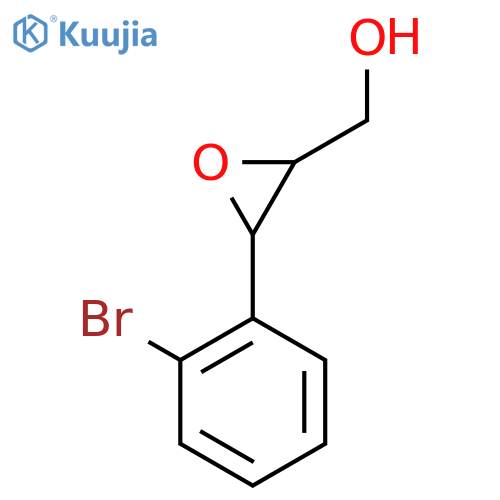 3-(2-bromophenyl)oxiran-2-ylmethanol structure
