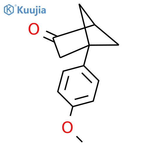 4-(4-methoxyphenyl)bicyclo2.1.1hexan-2-one structure
