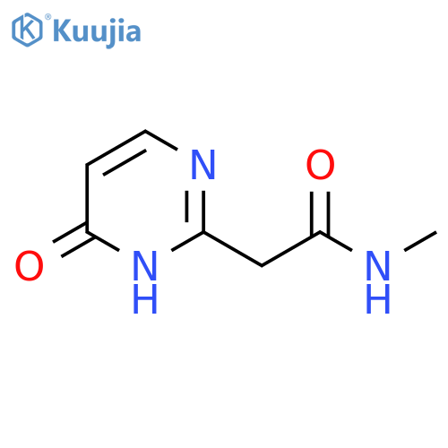 2-(4-hydroxypyrimidin-2-yl)-N-methylacetamide structure