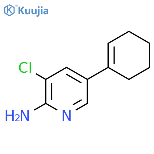 3-chloro-5-(cyclohex-1-en-1-yl)pyridin-2-amine structure