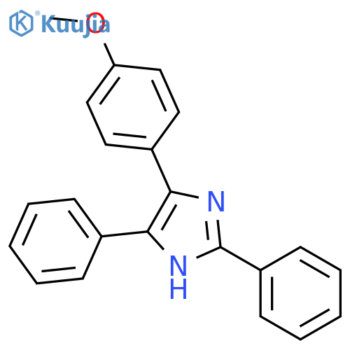1H-Imidazole, 4-(4-methoxyphenyl)-2,5-diphenyl- structure