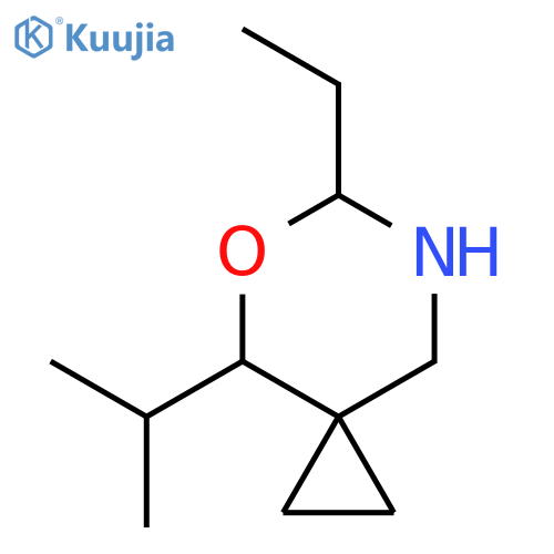 6-ethyl-4-(propan-2-yl)-5-oxa-7-azaspiro2.5octane structure