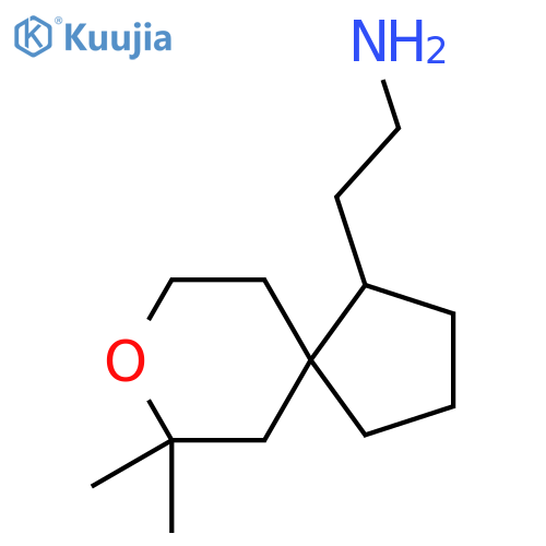 2-{7,7-dimethyl-8-oxaspiro4.5decan-1-yl}ethan-1-amine structure