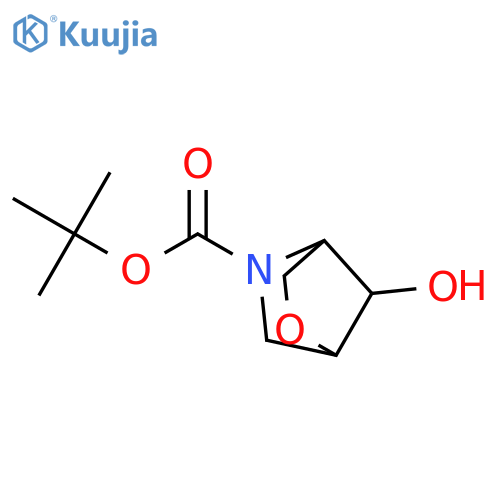 tert-butyl 7-hydroxy-2-oxa-5-azabicyclo[2.2.1]heptane-5-carboxylate structure