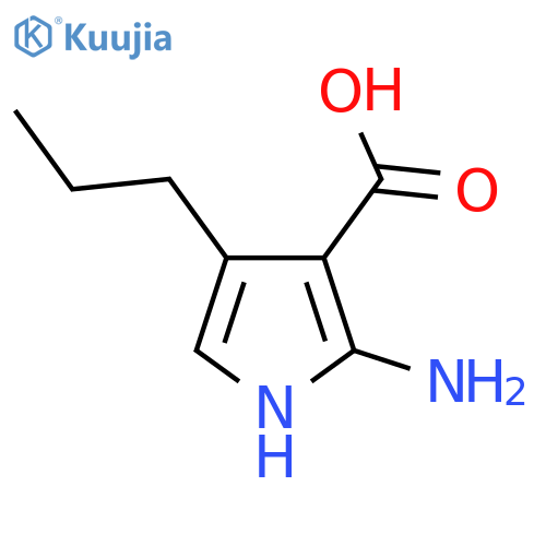 2-amino-4-propyl-1H-pyrrole-3-carboxylic acid structure