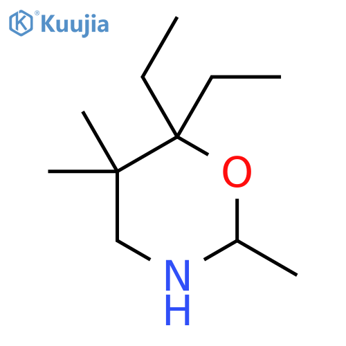 6,6-diethyl-2,5,5-trimethyl-1,3-oxazinane structure