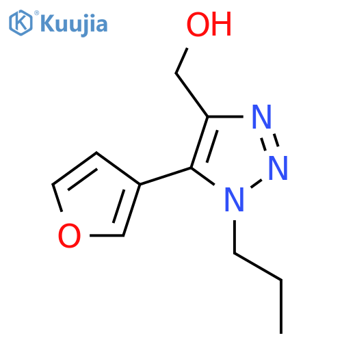 5-(furan-3-yl)-1-propyl-1H-1,2,3-triazol-4-ylmethanol structure