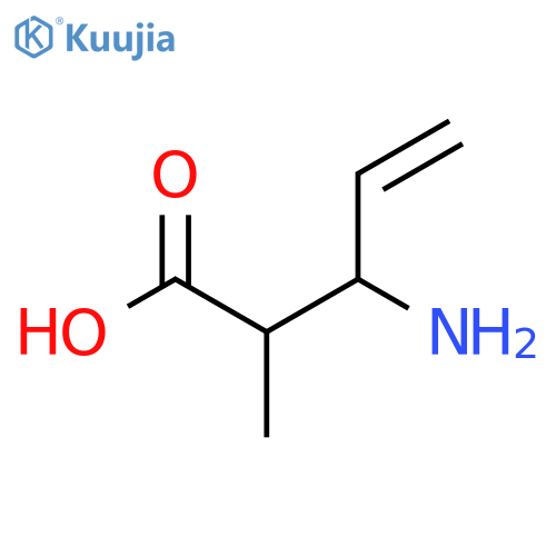 3-amino-2-methylpent-4-enoic acid structure