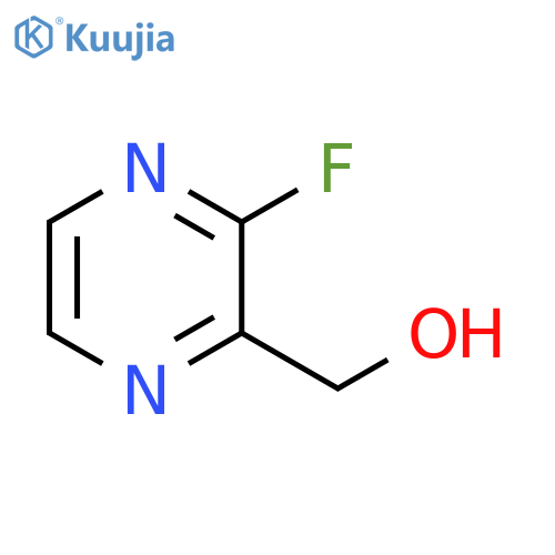 (3-fluoropyrazin-2-yl)methanol structure