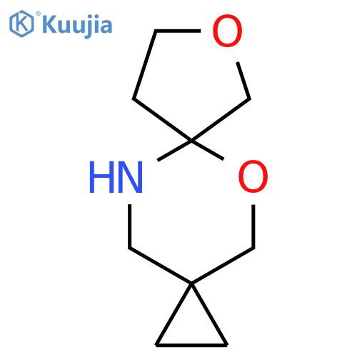 5,8-dioxa-11-azadispiro2.2.4^{6}.2^{3}dodecane structure