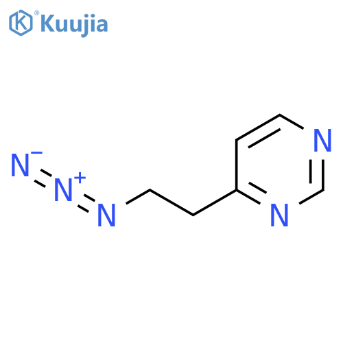 4-(2-azidoethyl)pyrimidine structure