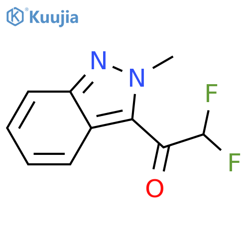 2,2-difluoro-1-(2-methyl-2H-indazol-3-yl)ethan-1-one structure