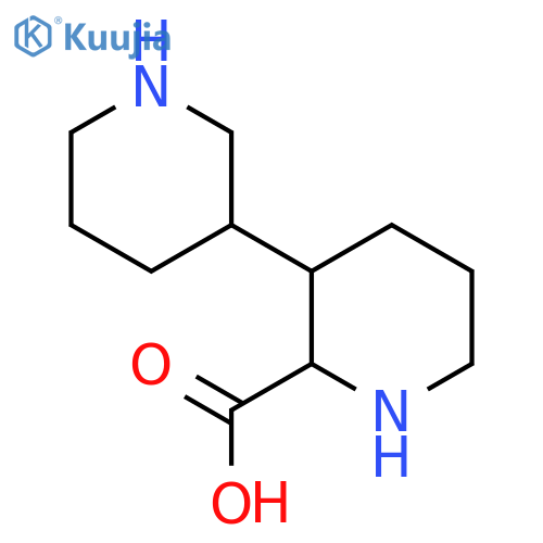 3-(piperidin-3-yl)piperidine-2-carboxylic acid structure