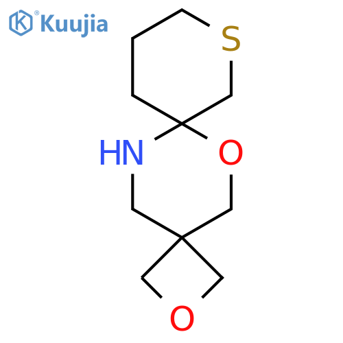2,6-dioxa-9-thia-13-azadispiro3.2.5^{7}.2^{4}tetradecane structure