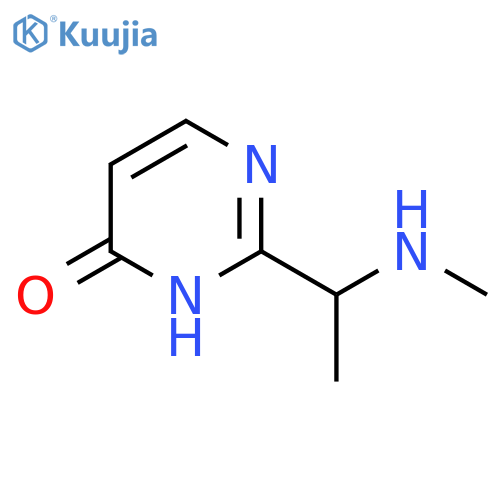 2-1-(methylamino)ethylpyrimidin-4-ol structure