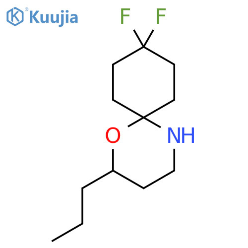 9,9-difluoro-2-propyl-1-oxa-5-azaspiro5.5undecane structure