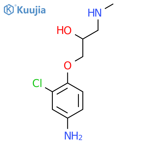 1-(4-Amino-2-chlorophenoxy)-3-(methylamino)propan-2-ol structure