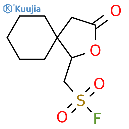 {3-oxo-2-oxaspiro4.5decan-1-yl}methanesulfonyl fluoride structure