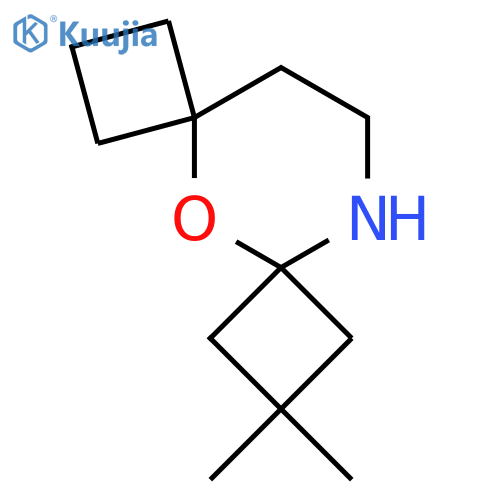 8,8-dimethyl-5-oxa-10-azadispiro3.1.3^{6}.3^{4}dodecane structure