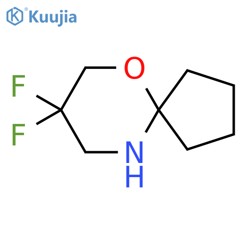 8,8-difluoro-6-oxa-10-azaspiro4.5decane structure
