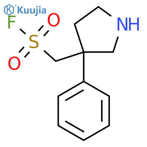 (3-phenylpyrrolidin-3-yl)methanesulfonyl fluoride structure