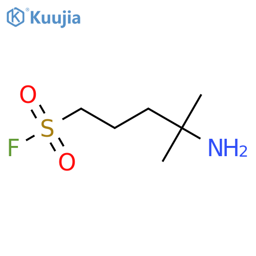 4-amino-4-methylpentane-1-sulfonyl fluoride structure