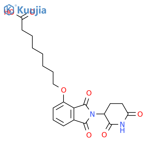 O=C1NC(Ccc1N1C(C2=CC=CC(=C2C1=O)occcccccc(=O)O)=O)=O structure