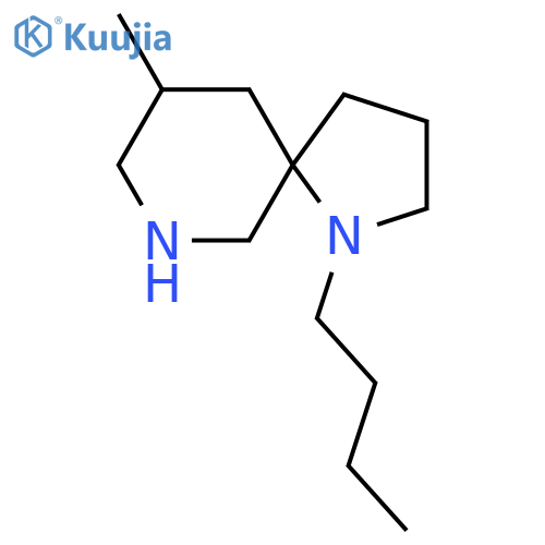1-butyl-9-methyl-1,7-diazaspiro4.5decane structure