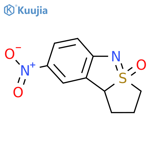 8-Nitro-1,2,3,9b-tetrahydrobenzo[c]thieno[2,1-e]isothiazole 4-oxide structure