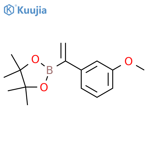 2-(1-(3-Methoxyphenyl)vinyl)-4,4,5,5-tetramethyl-1,3,2-dioxaborolane structure