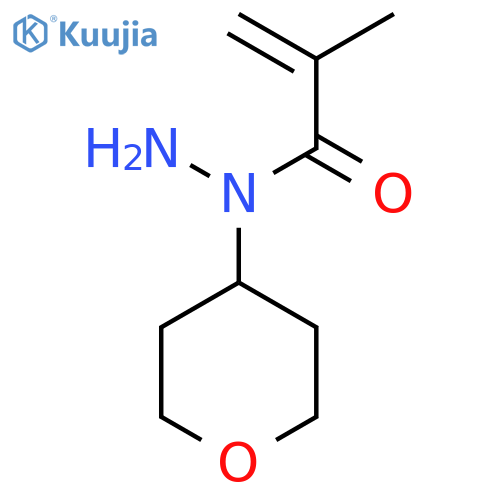 2-methyl-N-(oxan-4-yl)prop-2-enehydrazide structure