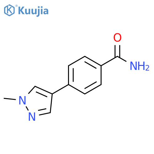 4-(1-methyl-1H-pyrazol-4-yl)benzamide structure