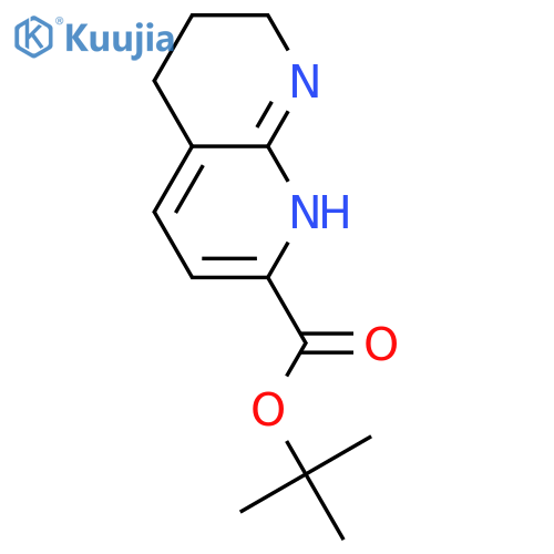 tert-butyl 5,6,7,8-tetrahydro-1,8-naphthyridine-2-carboxylate structure