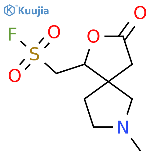 {7-methyl-3-oxo-2-oxa-7-azaspiro4.4nonan-1-yl}methanesulfonyl fluoride structure