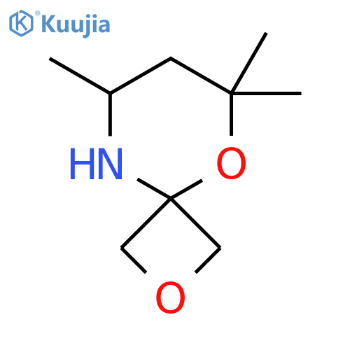 6,6,8-trimethyl-2,5-dioxa-9-azaspiro3.5nonane structure