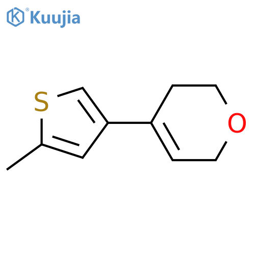 4-(5-methylthiophen-3-yl)-3,6-dihydro-2H-pyran structure