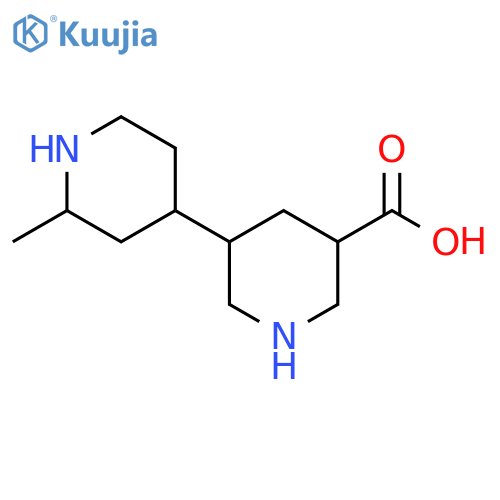 5-(2-methylpiperidin-4-yl)piperidine-3-carboxylic acid structure