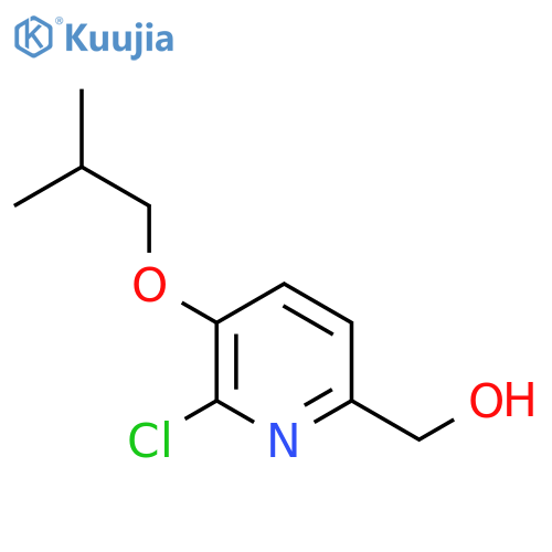 (6-Chloro-5-isobutoxypyridin-2-yl)-methanol structure