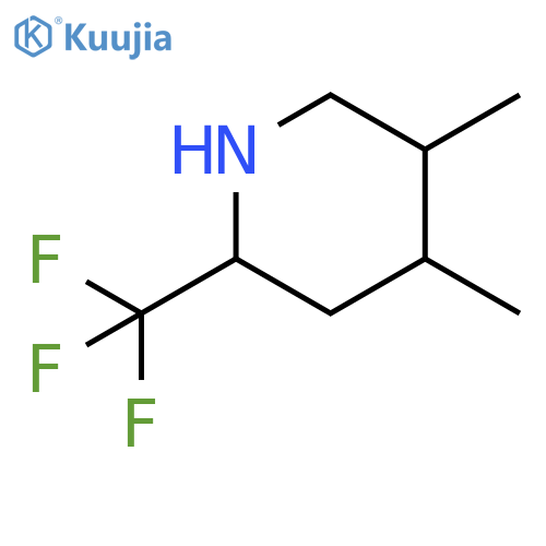 4,5-dimethyl-2-(trifluoromethyl)piperidine structure
