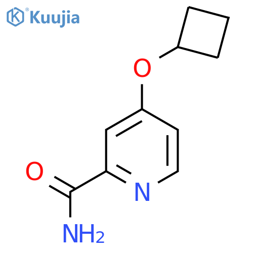 4-Cyclobutoxypyridine-2-carboxamide structure