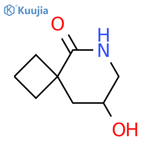 8-hydroxy-6-azaspiro[3.5]nonan-5-one structure
