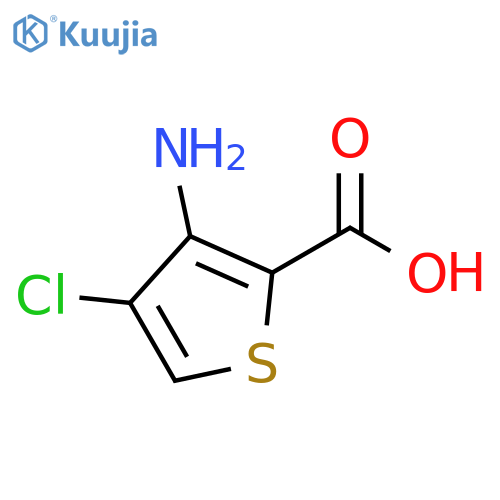 2-Thiophenecarboxylic acid, 3-amino-4-chloro- structure
