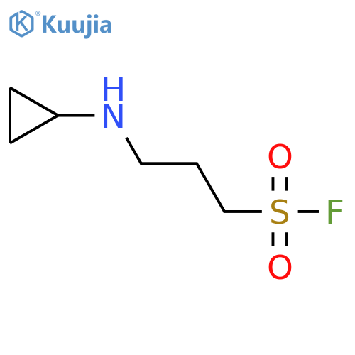 3-(cyclopropylamino)propane-1-sulfonyl fluoride structure